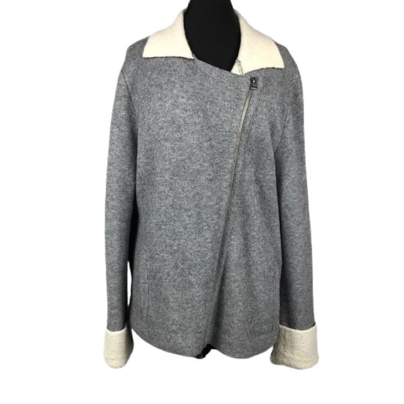 Anthropologie Cherohala Moto Sweater Jacket - Picture 3 of 6